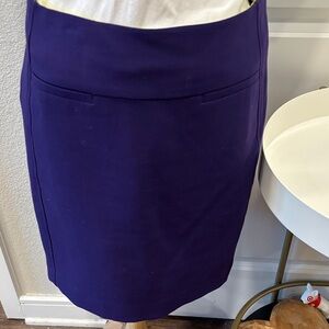 EUC LOFT Rich Purple Pencil Skirt